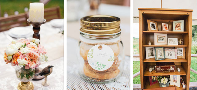 декор свадьбы в рустикальном стиле, Трогательная рустикальная свадьба Насти и Паши