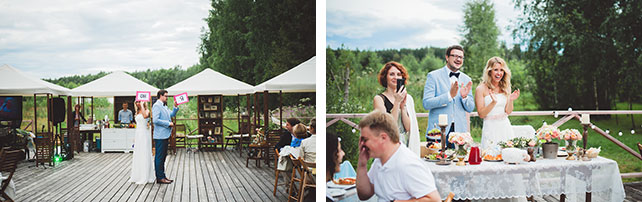 жених и невеста на свадьбе, Трогательная рустикальная свадьба Насти и Паши