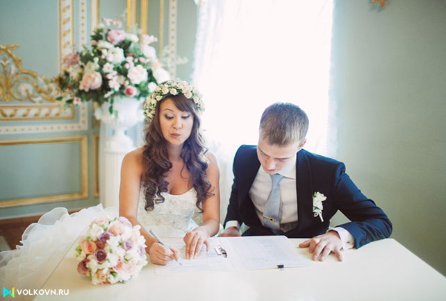 церемония росписи