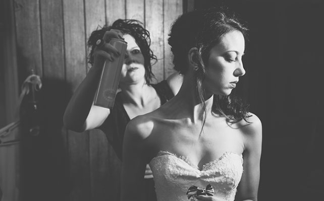 рустикальная свадьба с необычной фотосессией