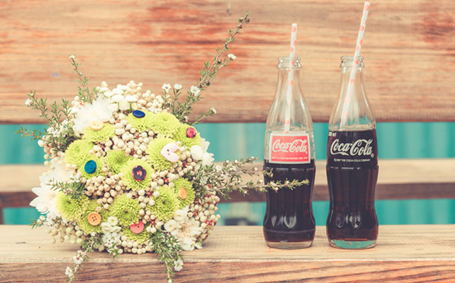 рустикальная свадьба с необычной фотосессией, букет невесты