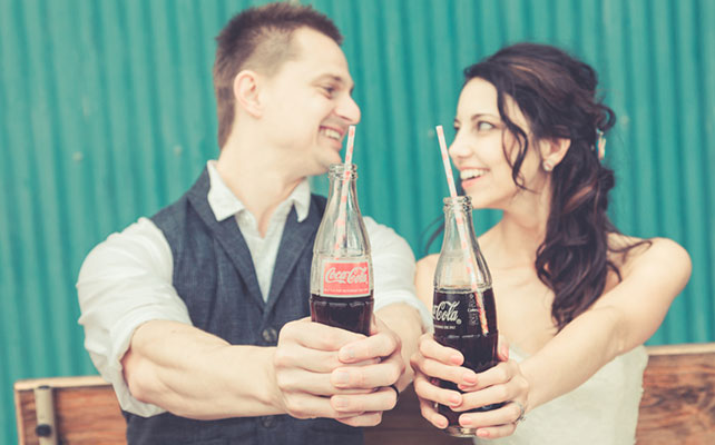 рустикальная свадьба с необычной фотосессией