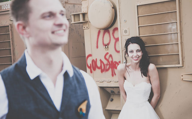рустикальная свадьба с необычной фотосессией