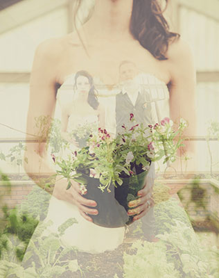 рустикальная свадьба с необычной фотосессией