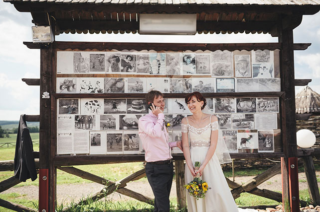 рустикальная свадьба на ранчо, фотосессия жениха и невесты