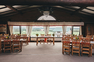 рустикальная свадьба на ранчо, место торжества