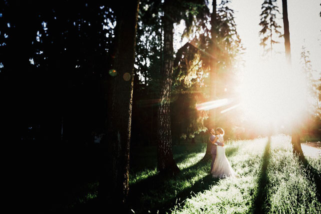 Рустикальная свадьба в пастельных тонах, фотосессия в лесу