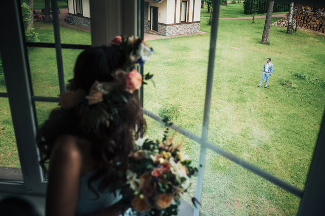 Рустикальная свадьба в пастельных тонах, в ожидании жениха