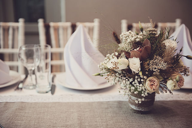 Рустикальная свадьба, флористика