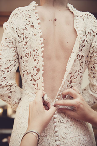 Рустикальная свадьба, платье невесты