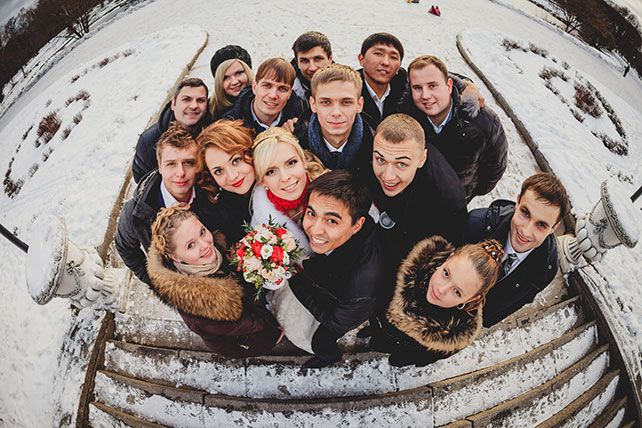 рябиновая свадьба, друзья