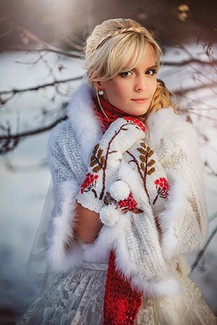 рябиновая свадьба, фотосессия