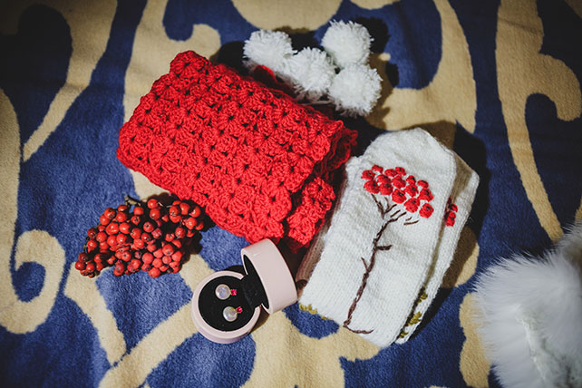 рябиновая свадьба, аксессуары невесты