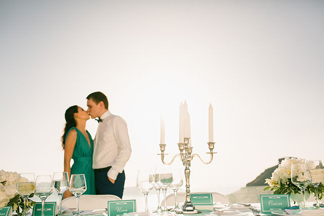 Солнечная свадьба на острове Санторини, Александр и Александра, гости на свадьбе