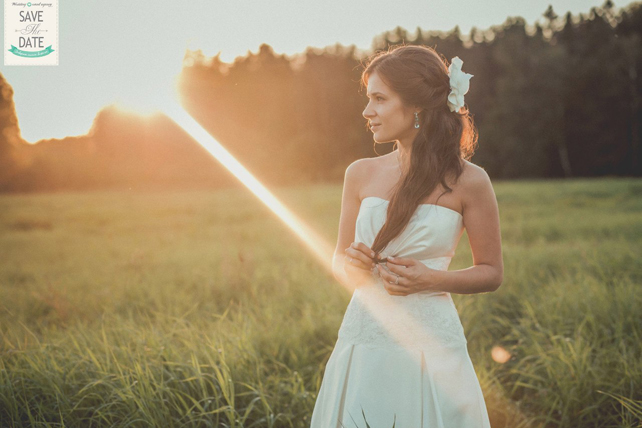 Невеста на прогулке