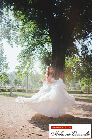 сиреневая свадьба, образ невесты