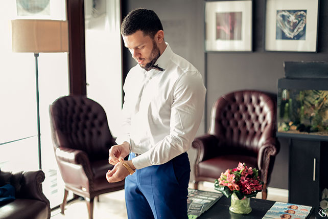 сладкая свадьба, утро жениха