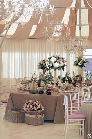 сладкая свадьба, декор места торжества