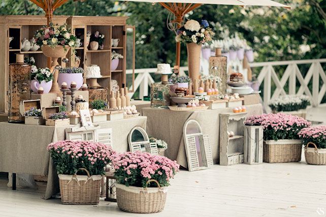 сладкая свадьба, сладкий стол