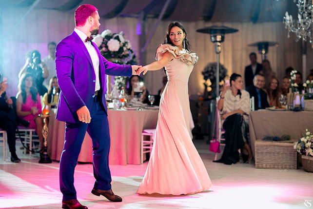 сладкая свадьба, танец молодоженов