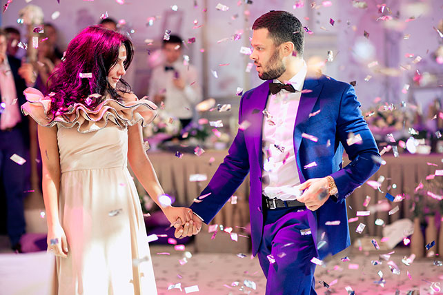 сладкая свадьба, танец молодоженов