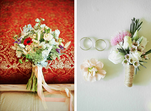 Большая славянская свадьба, Юлия и Йован, букет невесты, бутоньерка жениха