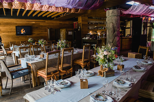 Большая славянская свадьба, Юлия и Йован, декор зала