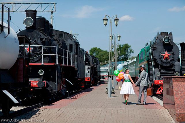 солнечная ретро-свадьба