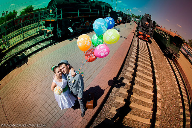 солнечная ретро-свадьба