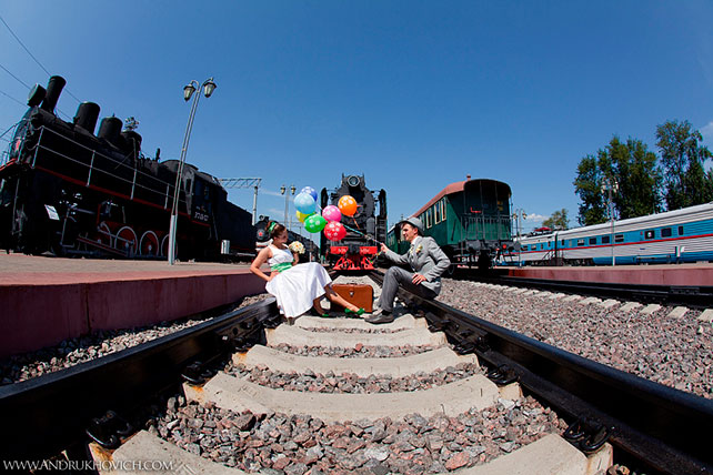 солнечная ретро-свадьба