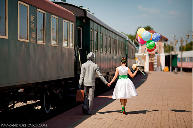 солнечная ретро-свадьба