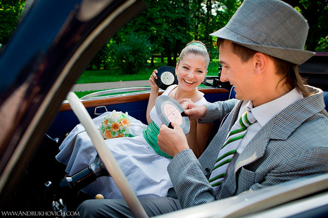 солнечная ретро-свадьба