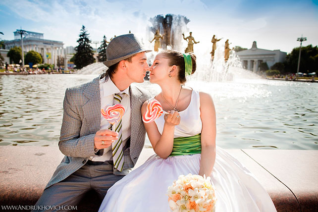 солнечная ретро-свадьба