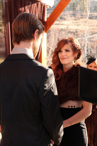 богемная свадьба Риса и Мелиссы