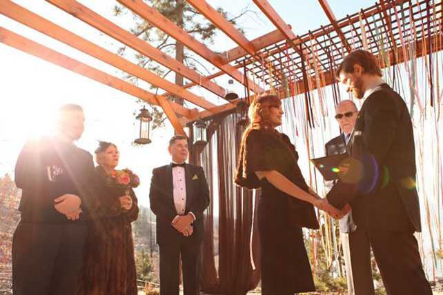 богемная свадьба Риса и Мелиссы