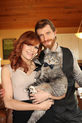 богемная свадьба Риса и Мелиссы