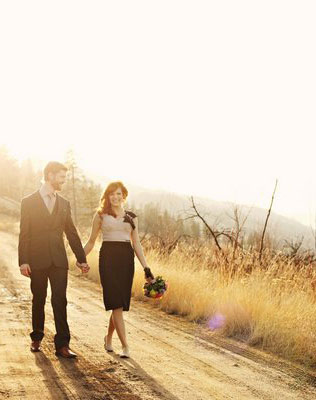 богемная свадьба Риса и Мелиссы