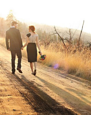 богемная свадьба Риса и Мелиссы