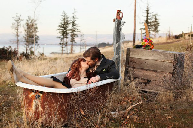 богемная свадьба Риса и Мелиссы