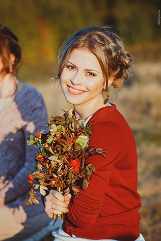 солнечная осенняя свадьба, гости на свадьбе