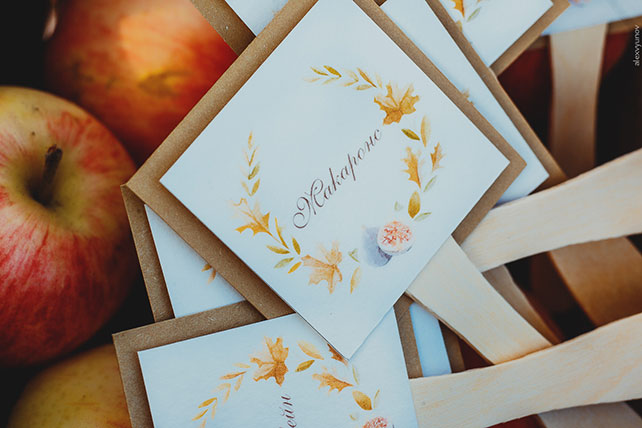 солнечная осенняя свадьба, сладкий стол