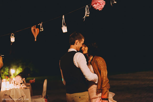 Солнечная свадьба в Тоскане, жених и невеста