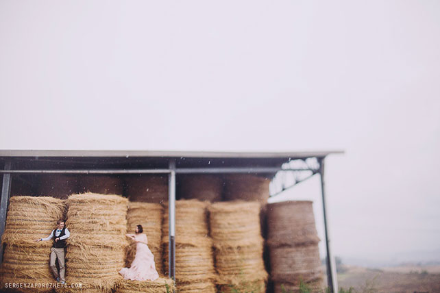 Солнечная свадьба в Тоскане, фотосессия молодожёнов на второй день свадьбы