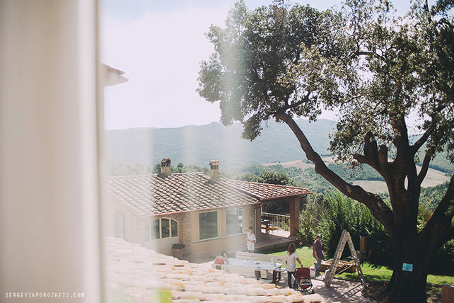 Солнечная свадьба в Тоскане, подготовка к торжеству