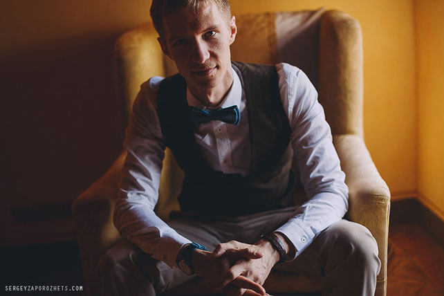 Солнечная свадьба в Тоскане, жених