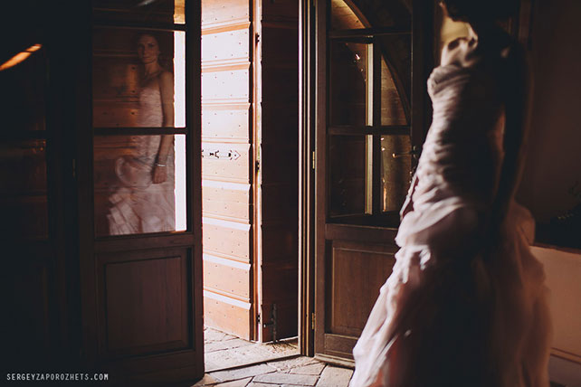 Солнечная свадьба в Тоскане, невеста