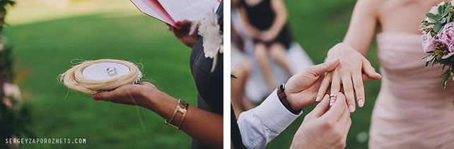 Солнечная свадьба в Тоскане, церемония бракосочетания