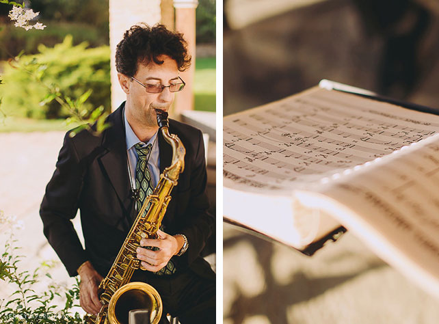 Солнечная свадьба в Тоскане, музыканты на свадьбе