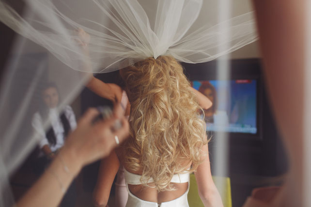 Солнечная свадьба, фата невесты