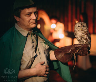 свадьба по мотивам пьесы Шекспира «Сон в летнюю ночь», церемония